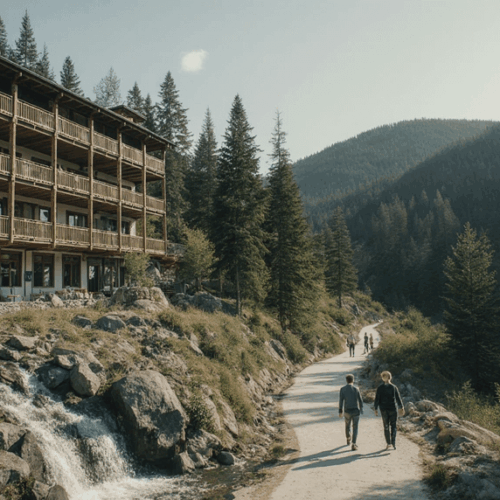 Мінеральні джерела, гірське повітря та спокій — усе, що потрібно для перезавантаження.