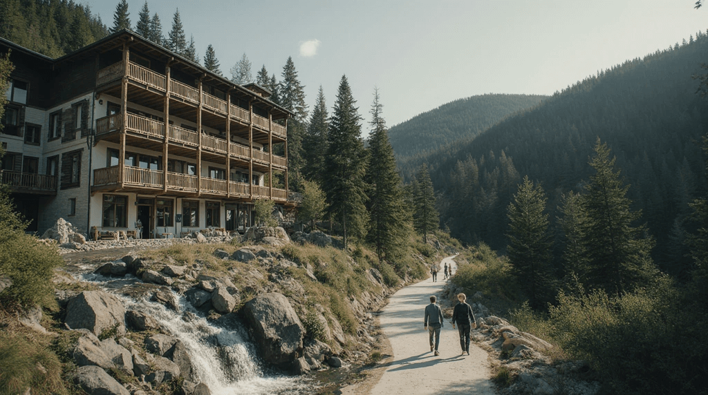 Мінеральні джерела, гірське повітря та спокій — усе, що потрібно для перезавантаження.