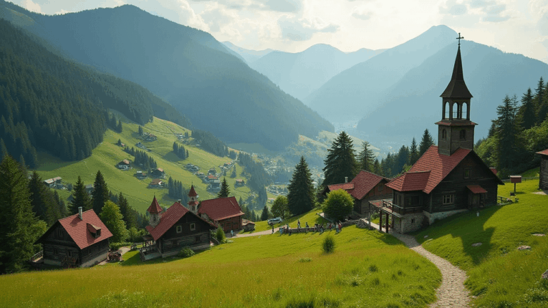 Воловець: визначні пам’ятки та гірські краєвиди