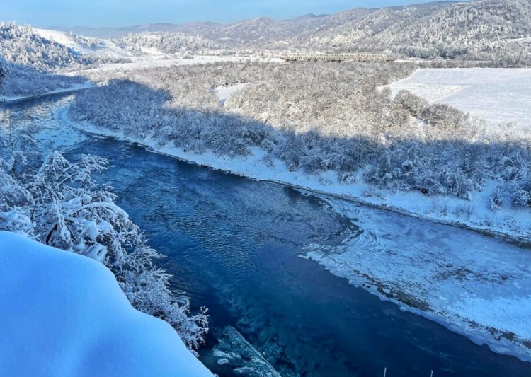 Княжі Скелі зимовий маршрут для прогулянок